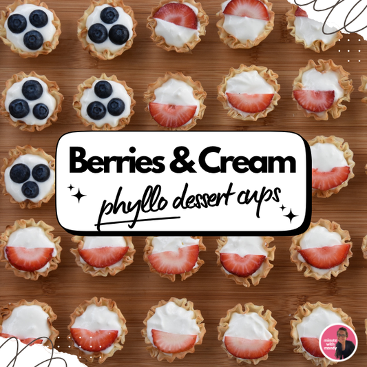 Mini Phyllo Flag Tarts: Perfect for the 4th of July