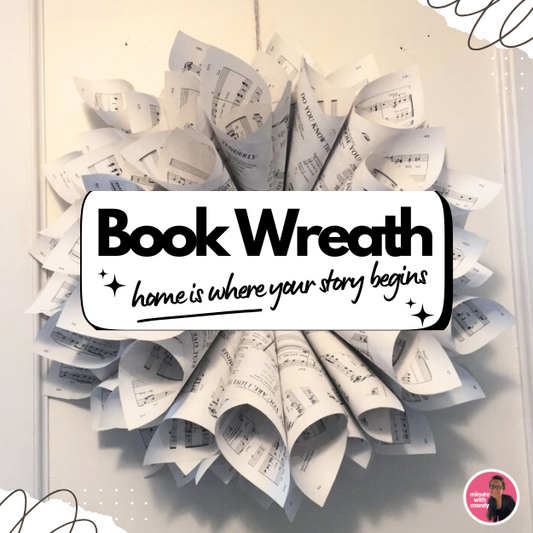 How to Make a Stunning Book Page Wreath (Even If You’re Not Crafty)