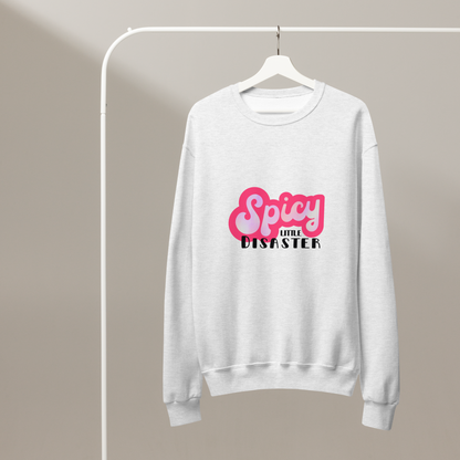 Spicy Little Disaster  - Unisex - Crew Neck Sweatshirt