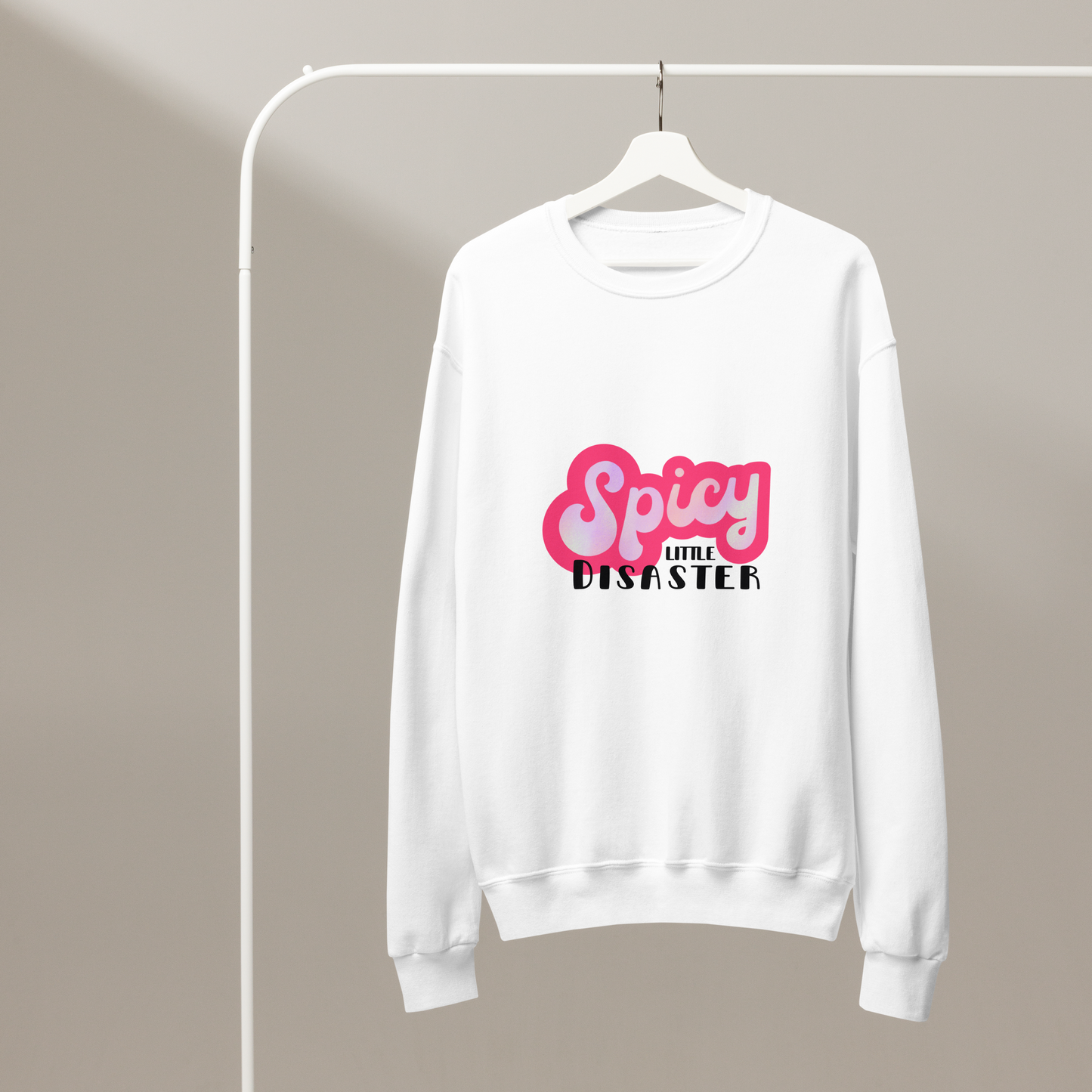 Spicy Little Disaster  - Unisex - Crew Neck Sweatshirt