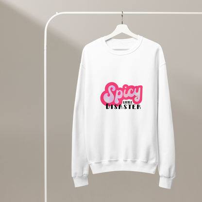 Spicy Little Disaster  - Unisex - Crew Neck Sweatshirt