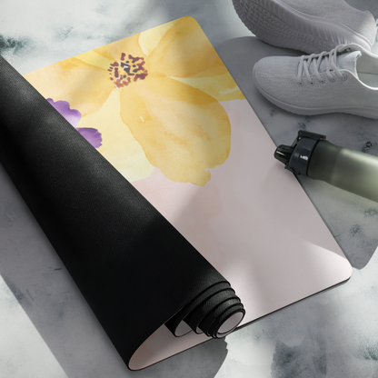 Sit Down, Be Humble - Non-Slip - Rubber Bottom - Yoga & Pilates - Mat