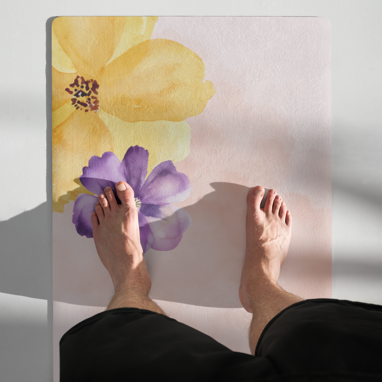 Sit Down, Be Humble - Non-Slip - Rubber Bottom - Yoga & Pilates - Mat